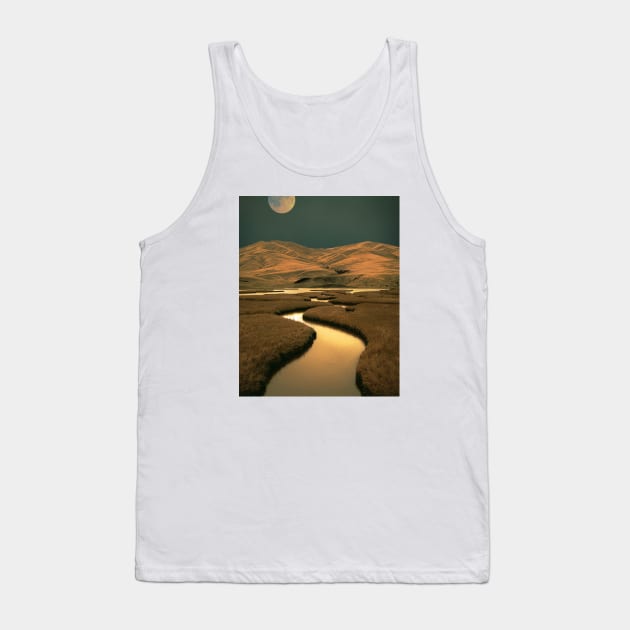 River of Gold Tank Top by Aaron the Humble